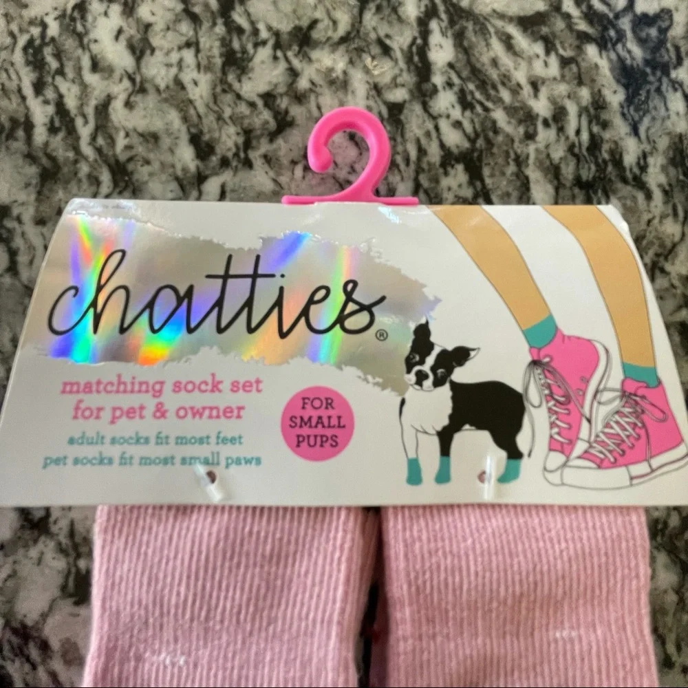 New Chatties Matching Pet & Owner Sock Set